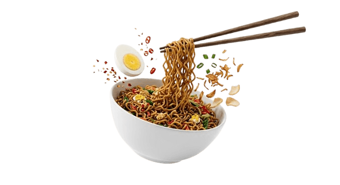 Mangkuk Indomie Warmindo SH yang menggiurkan